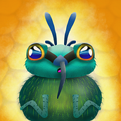 The Shock of the Hummingbird Moth. Een project van Traditionele illustratie,  Tekening, Digitale illustratie y Digitale tekening van Alise Killpack - 30.03.2023