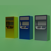 CMF Design :  E-Waste Collection Kiosk. Product Design, and 3D Design project by Sayandeep Khamrai - 03.30.2023