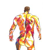 My project for course: Expressive Figure Drawing: Explore Lines, Shapes and Colors. Fine Arts, Pencil Drawing, Drawing, Portrait Drawing, Realistic Drawing, Figure Drawing, and Gouache Painting project by Anonymous - 04.01.2023