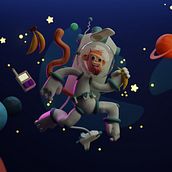 Crowd control to Major Monkey. Un proyecto de 3D, Diseño de personajes, Modelado 3D, Diseño de personajes 3D y Diseño 3D de leocreates - 07.04.2023