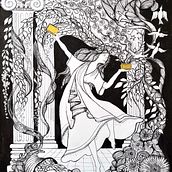 My project for course: Fairy-Tale Illustration with Pen and Ink. Projekt z dziedziny  R, sunek,  R, sunek art, st, czn,  R, sunek atramentem, Trad, c i jna ilustracja użytkownika baberaham - 07.04.2023