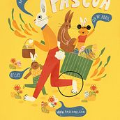 Meu projeto do curso: Ilustração infantil para cartazes. Design, Traditional illustration, Graphic Design, Drawing, Poster Design, and Children's Illustration project by Paula d. Aguiar - 04.08.2023