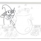 My project for course: Drawing Journal: Create Fantasy Characters. Un projet de Conception de personnages, Esquisse , Dessin au cra, on, Dessin , et Carnet de croquis de Clair Nguyen - 08.04.2023