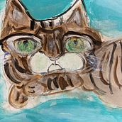 My project for course: Stylized Acrylic Painting: Explore Color and Shape. Acr, lic Painting, and Painting project by Tabitha Parsons - 04.08.2023