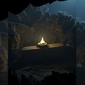 Ilustración 3D: "La Caverna de Platón" . 3D, Digital Illustration, and 3D Design project by sergiomerlo_ - 04.08.2023