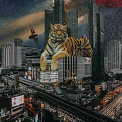 Mein Abschlussprojekt für den Kurs: Surreale Fotomontage mit Photoshop. Photograph, Post-production, Photo Retouching, Digital Photograph, Photographic Composition, and Photomontage project by monsterofcookies - 04.08.2023