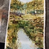 My project for course: Natural Landscapes in Watercolor Ein Projekt aus dem Bereich Bildende Künste, Malerei und Aquarellmalerei von rogtim - 08.04.2023