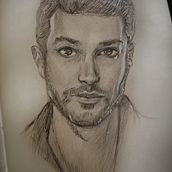 My project for course: Portrait Sketchbooking: Explore the Human Face. Un proyecto de Bocetado, Dibujo, Dibujo de Retrato, Dibujo artístico y Sketchbook de Anastasiia Kravchuk - 05.04.2023