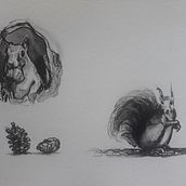 My project for course: Illustrating Nature: A Creative Exploration. Un proyecto de Pintura, Dibujo, Pintura a la acuarela, Ilustración con tinta e Ilustración naturalista				 de saferinadita - 09.04.2023