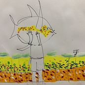 My project for course: Illustration Techniques to Unlock your Creativity. Design, Traditional illustration, Fine Arts, Painting, Creativit, Creating with Kids, and Sketchbook project by Jonah Ho - 04.07.2023