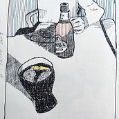 Mi proyecto del curso: Diario ilustrado: llena tu sketchbook de vivencias. Traditional illustration, Sketching, Drawing, Sketchbook & Ink Illustration project by Manuel Ruiz - 04.09.2023