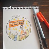 My kids . Drawing project by Hanane Fzain Charif - 04.09.2023