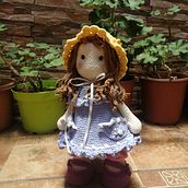 Mi proyecto del curso: Elaboración de muñecas amigurumi románticas. Arts, Crafts, To, Design, Fiber Arts, Crochet, Amigurumi, and Textile Design project by Alejandra Salazar - 04.09.2023