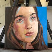 My project for course: Portrait Painting with Oil: Explore Light and Shade. Fine Arts, Painting, and Oil Painting project by Chris Maree - 05.30.2023