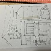 Mi proyecto del curso: Dibujo arquitectónico expresivo con marcadores de colores. Sketching, Drawing, Architectural Illustration, Sketchbook & Ink Illustration project by David Zamora - 04.10.2023