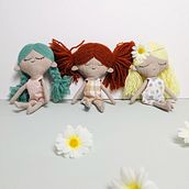 Mis 3 haditas. Anne, Luna y Azul. Projekt z dziedziny Craft, Projektowanie zabawek, Portale społecznościowe, Fotografowanie smartfonem, Fotografia produktowa,  Sz, cie, Fotografia na Instagram, Wzornictwo i krawiectwo użytkownika Raquel - 01.04.2023