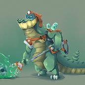 My project for course: Digital Painting for Characters: Color and Light. Traditional illustration, Character Design, Digital Illustration, and Digital Painting project by ondrador - 04.10.2023