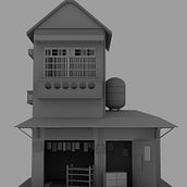 Chinese store. 3D, 3D Modeling, and 3D Design project by Alaia Valerio - 04.10.2023