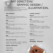 CV . Design, Direção de arte, Ilustração tradicional, Colagem, Fotomontagem, Fotografia, Pós-produção fotográfica, Design editorial e Ilustração editorial projeto de Ezra Robles Maldonado - 10.04.2023