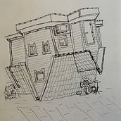 My project for course: Expressive Architectural Sketching with Colored Markers. Sketching, Drawing, Architectural Illustration, Sketchbook & Ink Illustration project by Belinda Bautista-Smith - 04.10.2023
