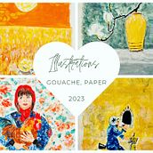 Illustrations 2023. Traditional illustration, and Gouache Painting project by Piret Victoria Ribas - 04.11.2023