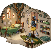 My project for course: Visual Development: Illustrate Imaginary Settings. Drawing, Digital Illustration, Concept Art, and Digital Drawing project by Anna Christiano - 04.06.2023