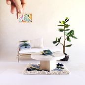 My project for course: Miniature Furnishings for DIY Doll House. Projekt z dziedziny Craft i DIY użytkownika kim.collingwoo - 11.04.2023