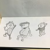 Meu projeto do curso: Introdução à criação de personagens estilo cartoon. Un progetto di Illustrazione tradizionale, Character design e Disegno di Jibril Keddeh - 11.04.2023