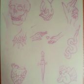 Mi proyecto del curso: Tatuaje para principiantes. Un projet de Conception de tatouage de Jhörël Alejandrô - 11.04.2023