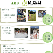Miceli educació natura i lleure. Un proyecto de Educación, Artesanía, Redes Sociales y DIY de Alba Perramon - 11.04.2023
