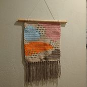 Mi proyecto del curso: Intarsia crochet: teje tus propios tapices. Fashion Design, Decoration, Fiber Arts, DIY, Crochet, and Textile Design project by lauraruss15 - 04.10.2023