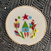 My project for course: Contemporary Embroidery With Traditional Mexican Needlework . % Kathleen Kaddoura tarafından hazırlanan Sanat ve El Sanatları, Nakış, El, af Sanatları, Ve Tekstil Tasarımı projesi - 04.10.2023