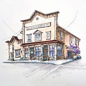  Building in Florence, Oregon. Architecture, and Traditional illustration project by Pete Sutton - 04.06.2023