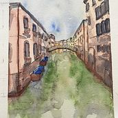 My project for course: Architectural Sketching with Watercolor and Ink. Sketching, Drawing, Watercolor Painting, Architectural Illustration, Sketchbook & Ink Illustration project by sebastien9be - 05.24.2023