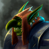 Master goblin. Un progetto di Character design, Illustrazione tradizionale, Progettazione di giochi, Pittura, Illustrazione digitale, Arte concettuale, Videogiochi, Disegno di ritratti e Pittura digitale di Enier Garcia - 06.04.2023