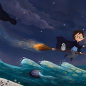 My project for course: Children’s Illustration with Procreate: Paint Magical Scenes. Een project van Traditionele illustratie, Digitale illustratie, Kinderillustratie,  Digitaal schilderij y Prentenboeken van aysenur_sirma - 12.04.2023