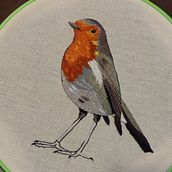 Meu projeto do curso: Pintar com linha: técnicas de ilustração têxtil. Un progetto di Illustrazione tradizionale, Ricamo e Textile Design di robertafbarros - 12.04.2023