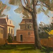 My project for course: Landscape Oil Painting with Plein-air Techniques. Fine Arts, Painting, and Oil Painting project by hdk56 - 04.13.2023