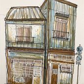 My project for course: Expressive Architectural Sketching with Colored Markers. Sketching, Drawing, Architectural Illustration, Sketchbook & Ink Illustration project by Ron Dean - 04.12.2023