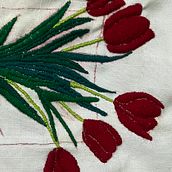 Mi proyecto del curso: Introducción al bordado botánico Ein Projekt aus dem Bereich Stickerei und Textildesign von Cecilia Reséndiz Olguín - 12.04.2023