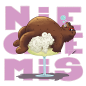 Nie-Chce-Miś. Traditional illustration project by Karol Doerfer - 04.13.2023