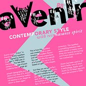 Avenir - Typeface Poster. . Design, Graphic Design, T, and pograph project by Pamela - 04.13.2023