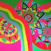 Mural Mandala. Een project van  Beeldende kunst van marivk2091 - 04.04.2021