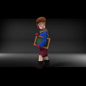 Mi proyecto del curso: Creación de personajes: del 2D al 3D. 3D, Design de personagens, Design de personagens 3D, e 3D Design projeto de Duvan Figueroa - 22.06.2023