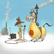 My project for course: Drawing Animal Characters with Human Personalities. Projekt z dziedziny Trad, c, jna ilustracja, Projektowanie postaci,  R, sunek, Ilustracja c i frowa użytkownika Lunatech Fringe - 12.04.2023