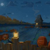 Meu projeto do curso: Ilustração digital cinematográfica com Photoshop. Traditional illustration, Digital Illustration, and Concept Art project by Arthur Maciel - 04.14.2023