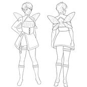 Onyrium - Diseño de personajes Ein Projekt aus dem Bereich Traditionelle Illustration, Design von Figuren, Design von Garderoben, Bildende Künste, Comic, Kreativität, Bleistiftzeichnung, Zeichnung, Digitale Illustration, Concept Art, Artistische Zeichnung, Digitale Zeichnung, Anatomische Zeichnung und Manga von Gris Medina - 14.04.2023