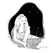 My project for course: Traditional Drawing Techniques with Procreate. Un progetto di Illustrazione tradizionale, Disegno, Illustrazione digitale, Disegno di ritratti e Disegno digitale di Elle Mae - 14.04.2023