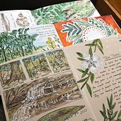 Nature Journal. Traditional illustration, Painting, Creativit, Botanical Illustration, and Naturalistic Illustration project by Julie Brett - 04.15.2023