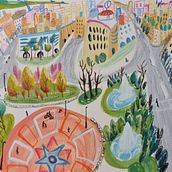 Mi proyecto del curso: Sketchbook pictórico en gouache. Ilustração tradicional, Esboçado, Desenho, Ilustração arquitetônica, Sketchbook, e Pintura guache projeto de Laura Zuluaga - 15.04.2023